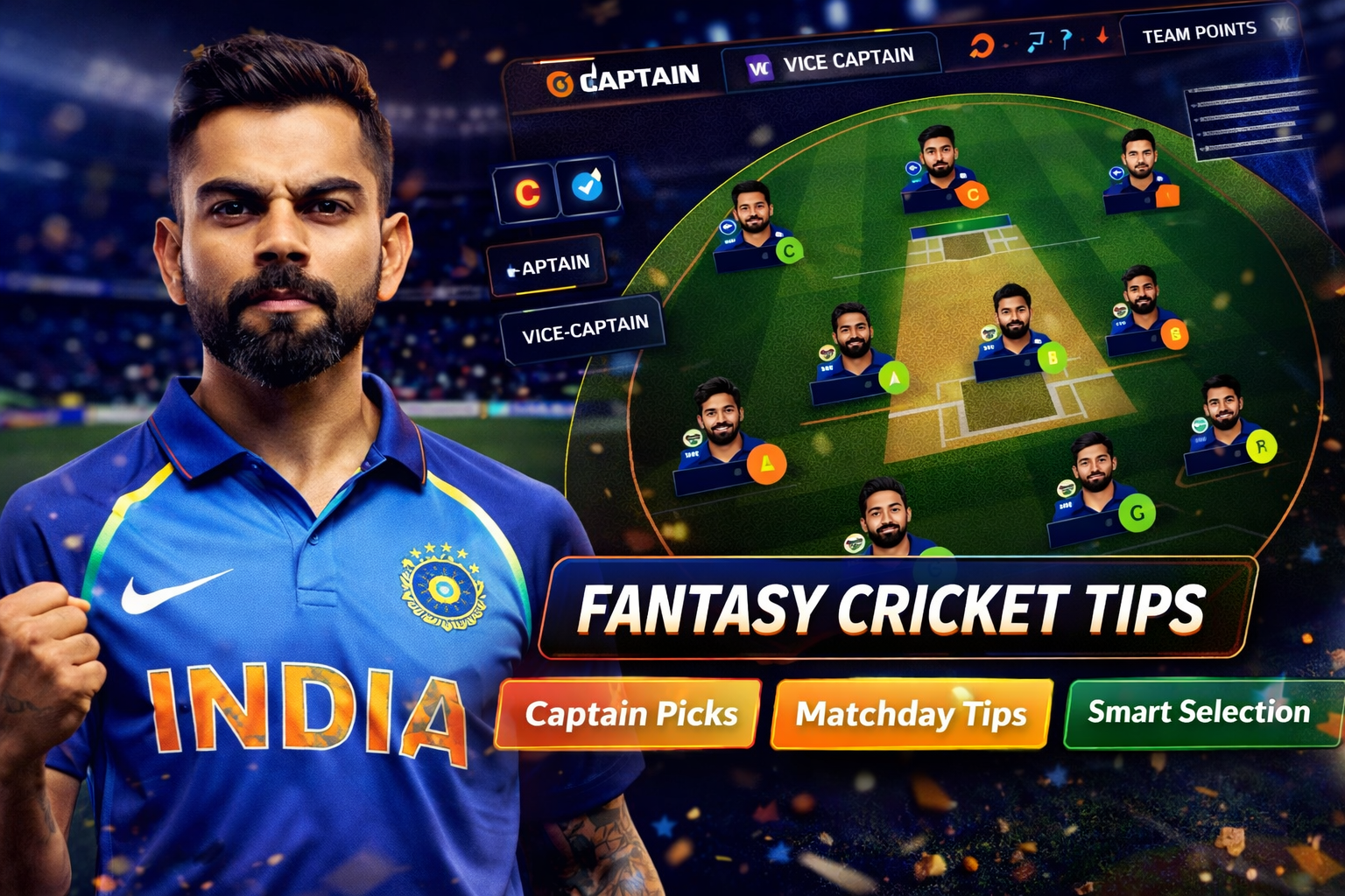 igamio fantasy cricket pick checklist